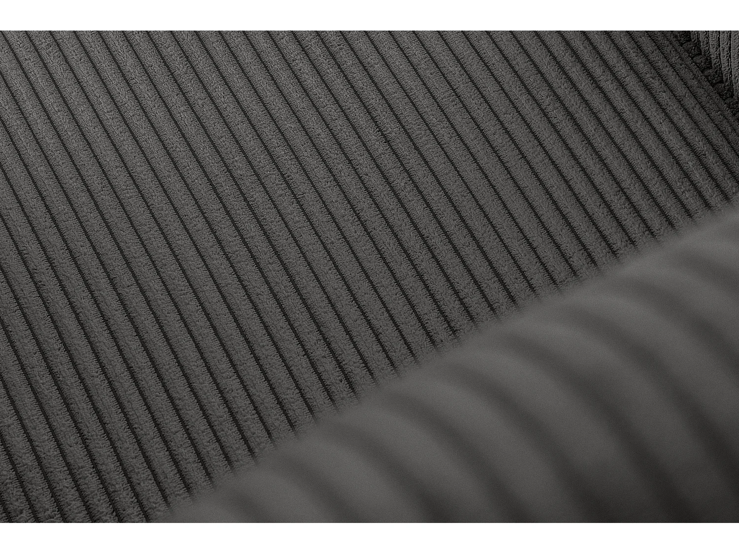 Ohrensessel Kord-Bezug Petfriendly - grau - MILES