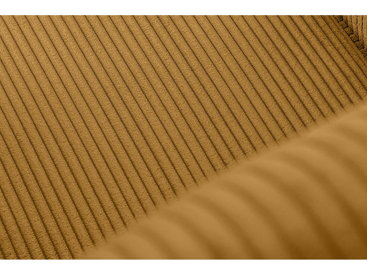 Ohrensessel Kord-Bezug Petfriendly - gelb - MILES