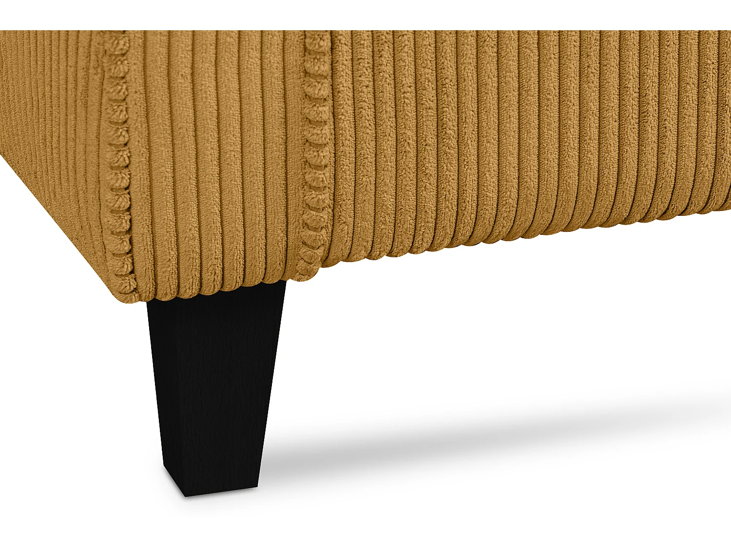 Ohrensessel Kord-Bezug Petfriendly - gelb - MILES