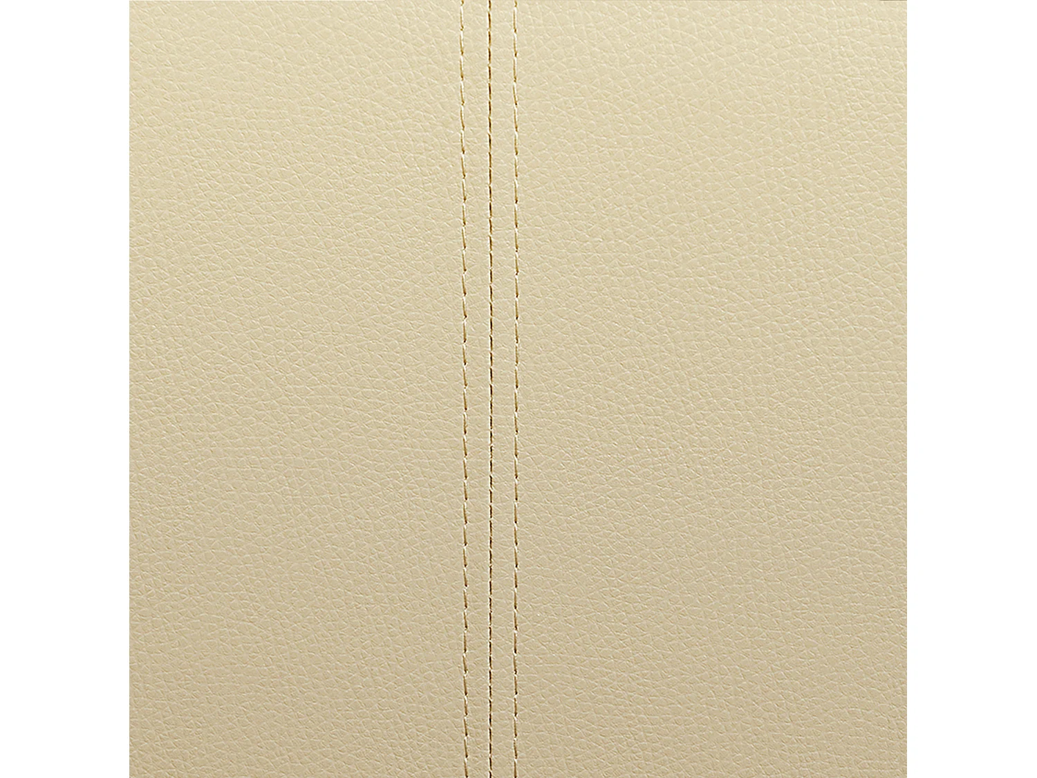 Moderner Sessel aus Kunstleder - cremig - ESPECTO