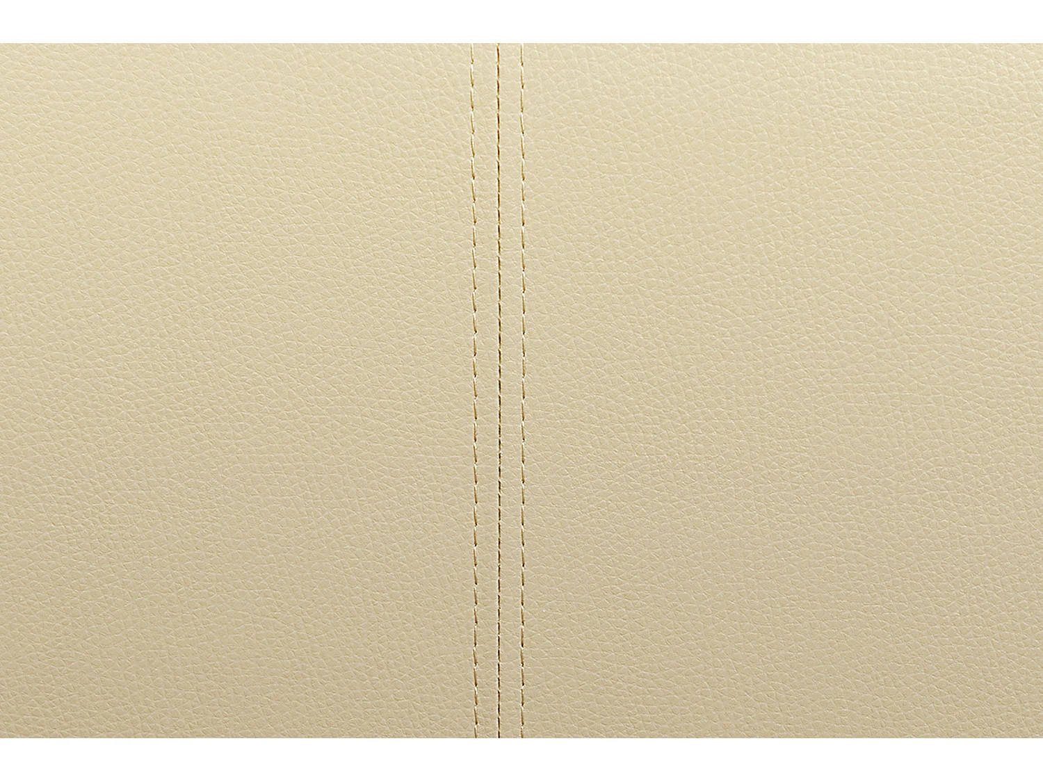 Moderner Sessel aus Kunstleder - cremig - ESPECTO