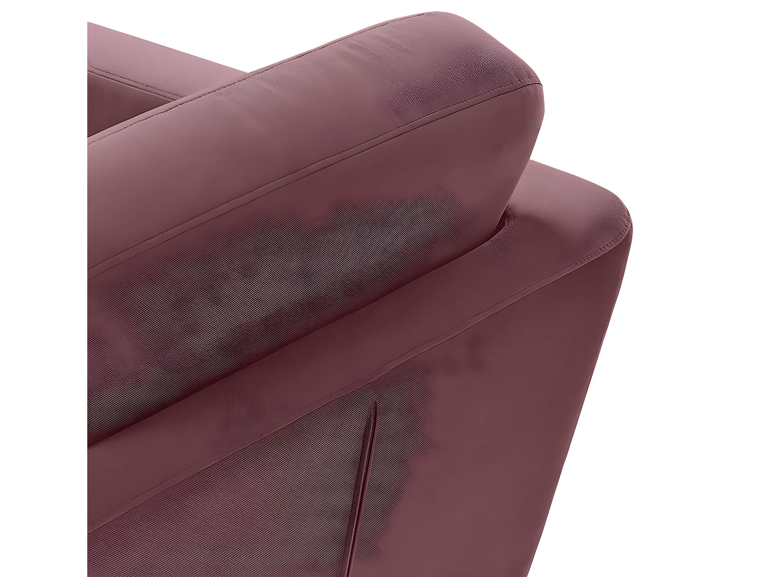 Skandinavischer Sessel - Massivholz-Beine - rosa - TAGIO