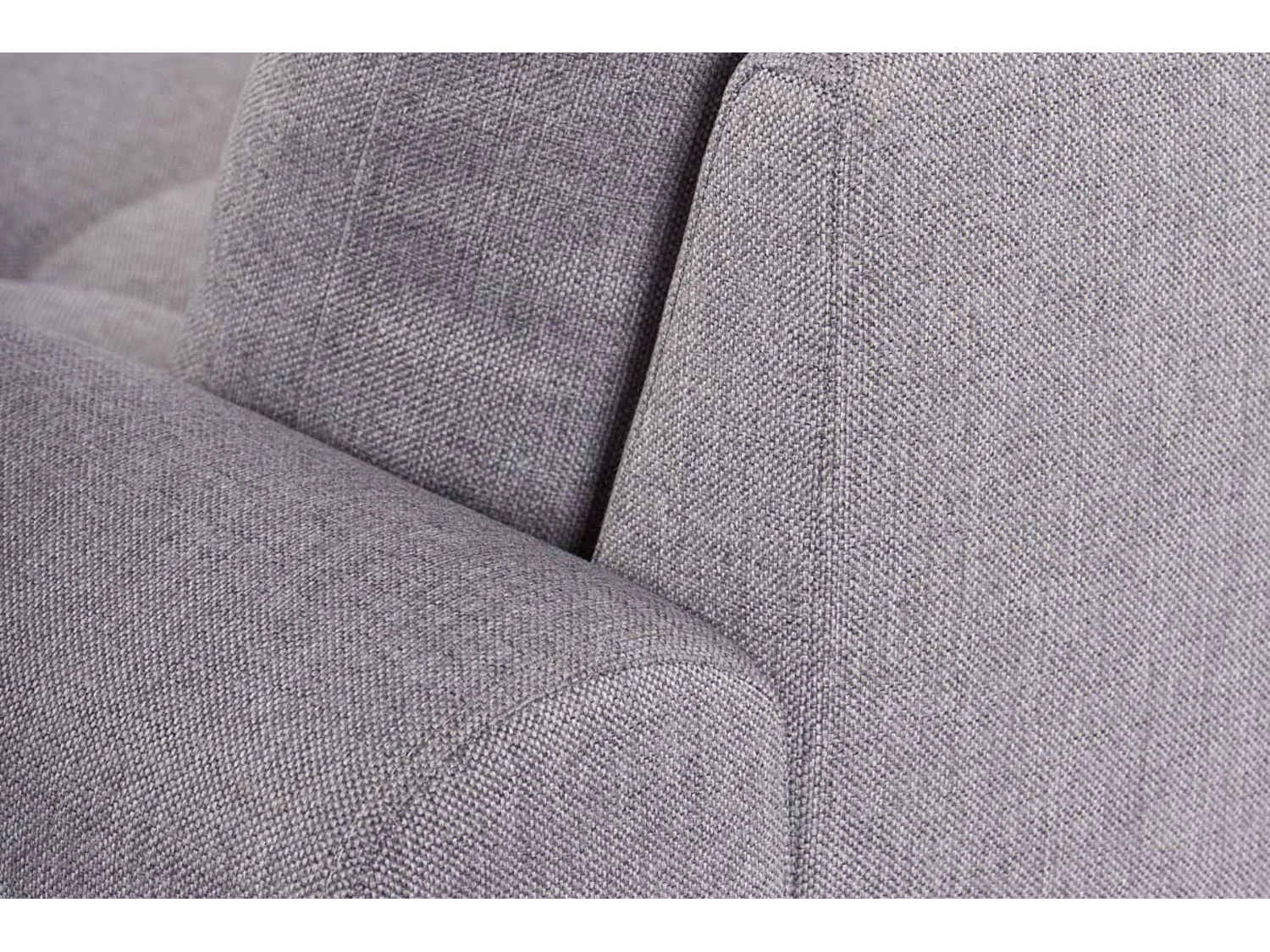 Klassischer Sessel mit Sitzhocker - hellgrau - REVO