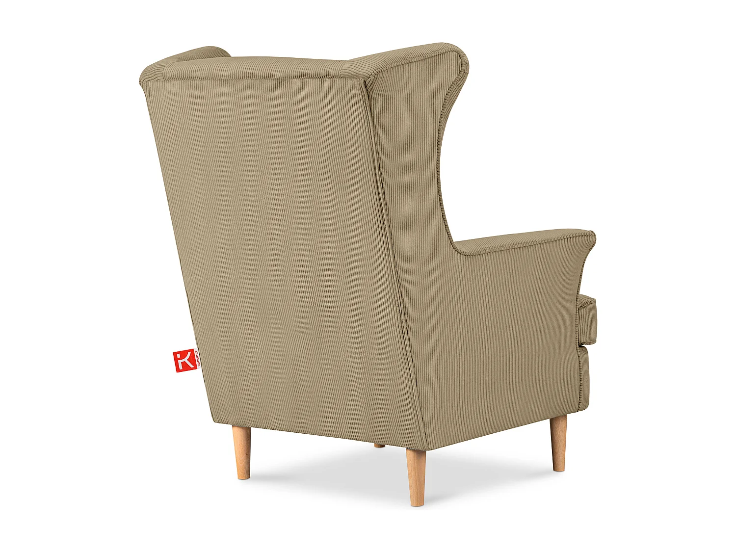 Klassischer Ohrensessel - creme - STRALIS