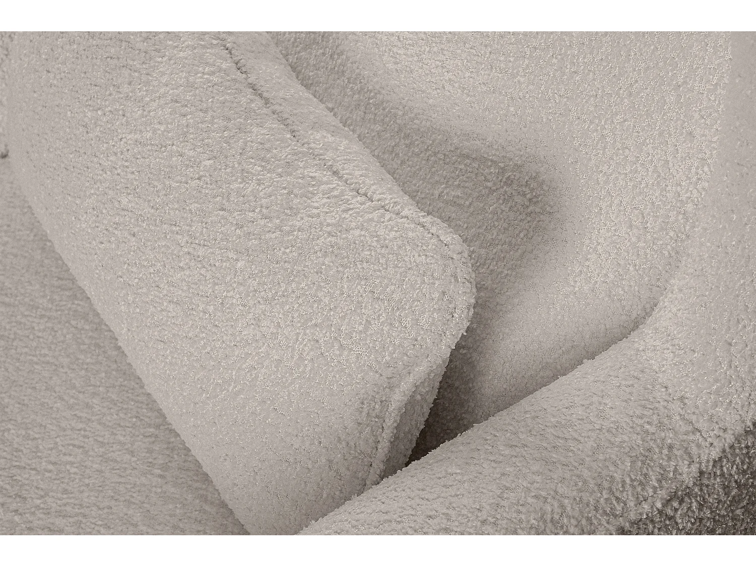 Klassischer Sessel mit Sitzhocker - hellbeige - STRALIS