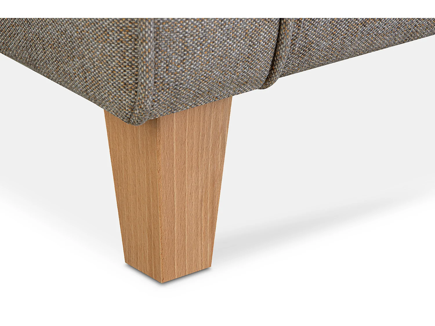 Ohrensessel Massivholzbeine buche - hellbraun - MILES