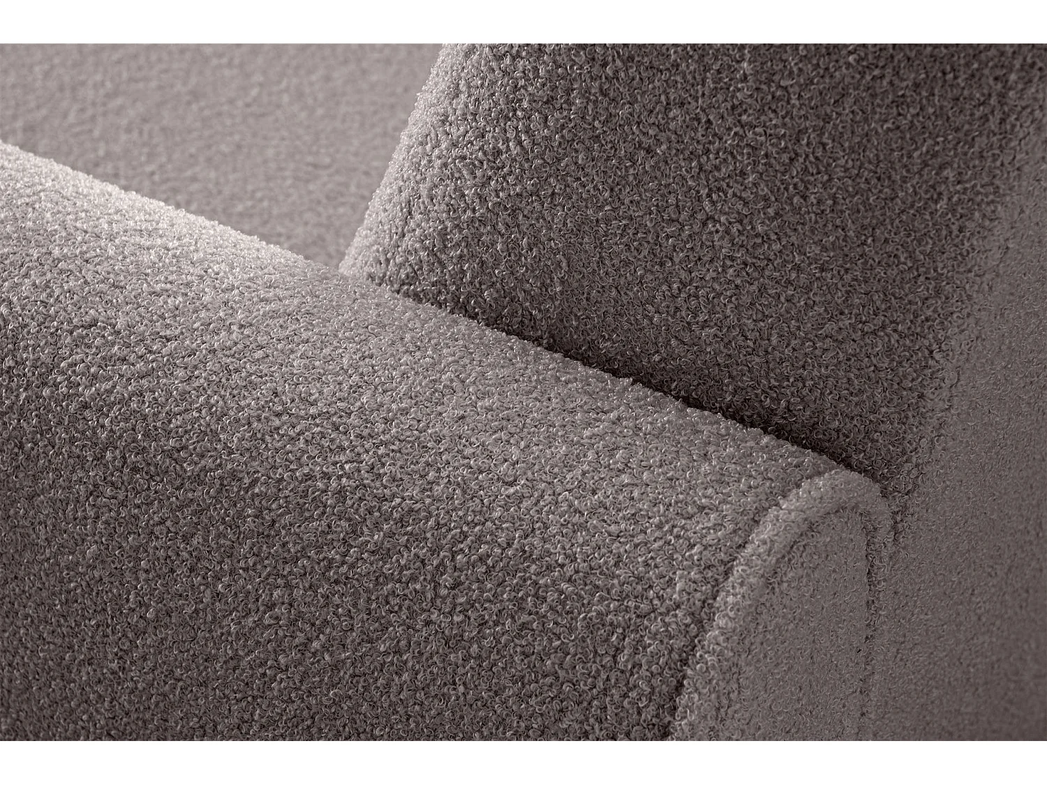 Klassischer Sessel aus Schaumstoff und Holz - grau - GUSTAVO