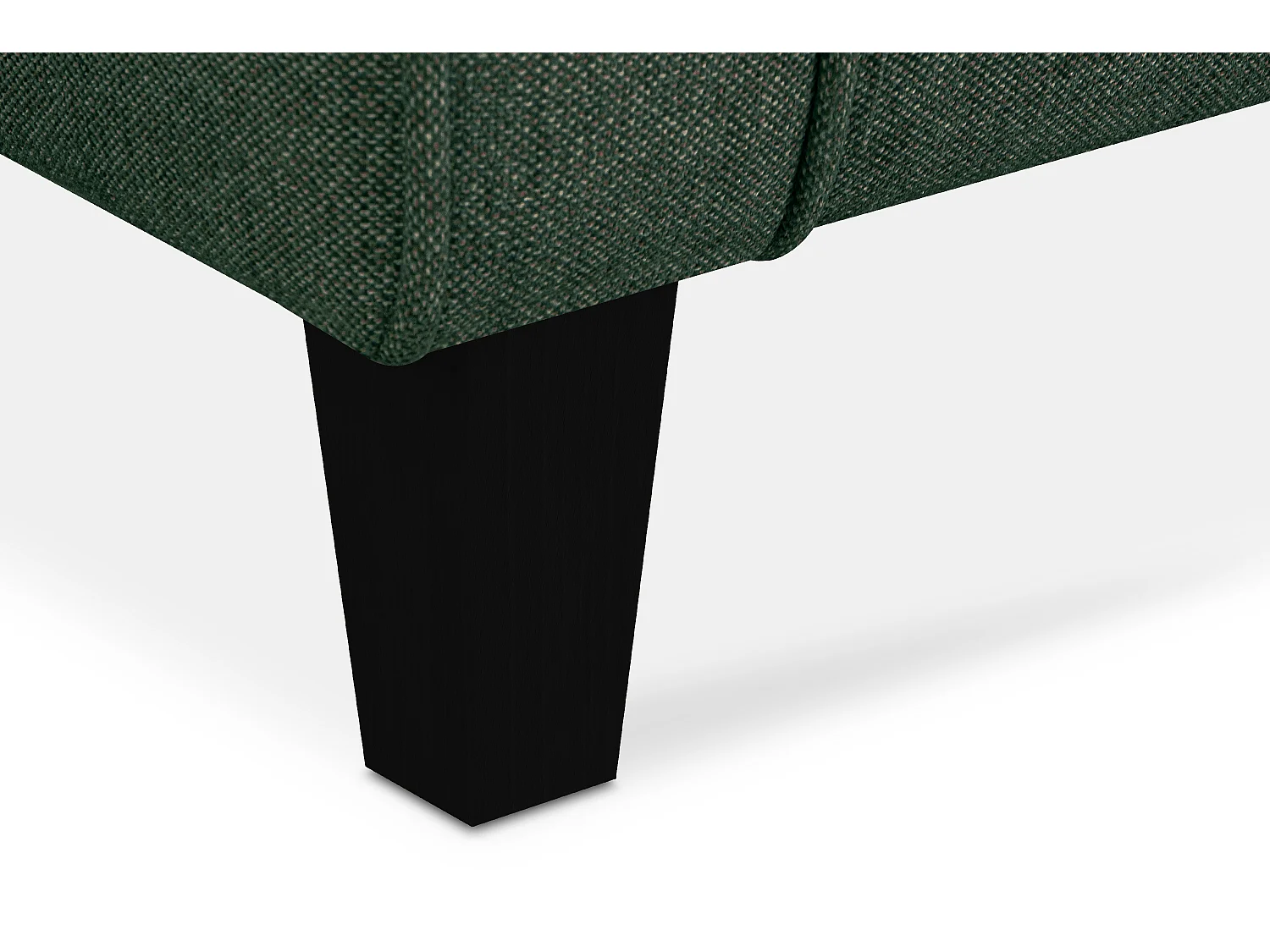 OhrensesselMassivholzbeine schwarz -  meeresgrün - MILES