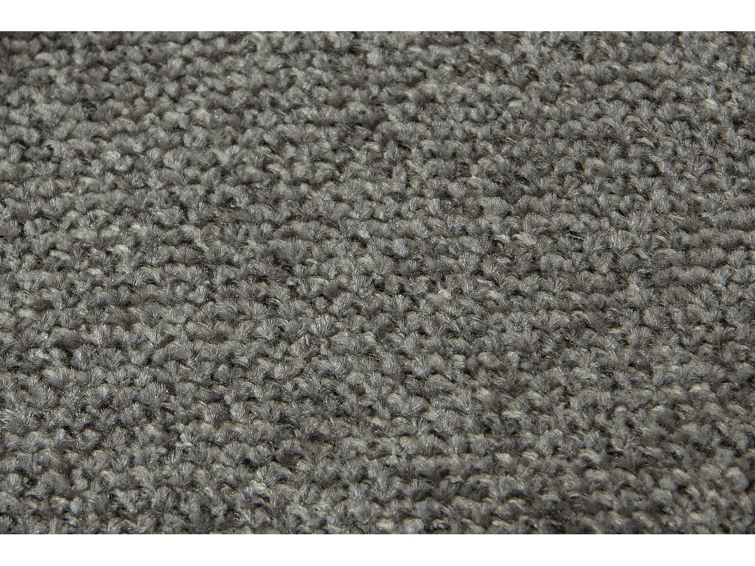 Ohrensessel Massivholzbeine - grau/schwarz - MILES