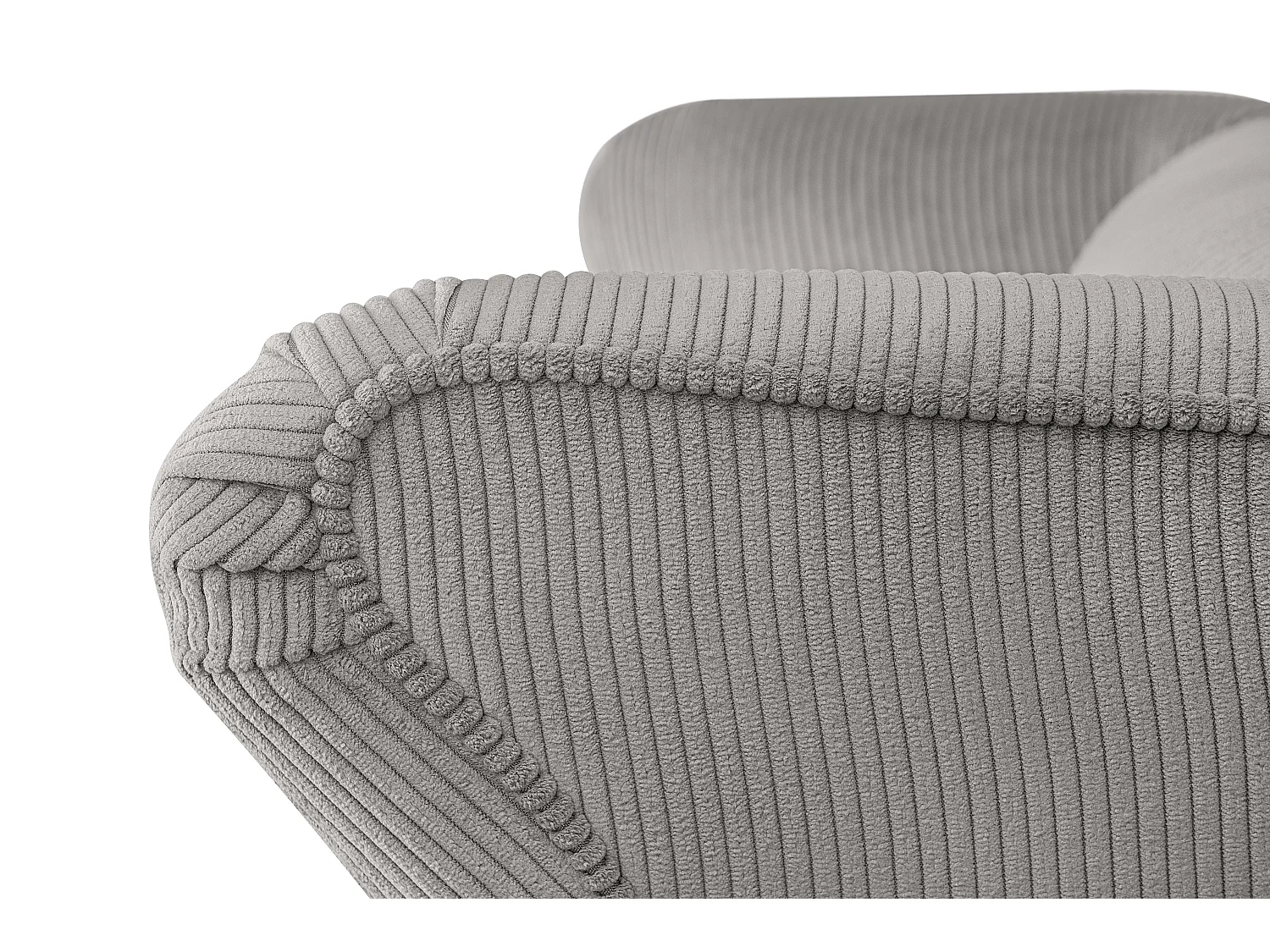 Klassischer Ohrensessel - grau - STRALIS