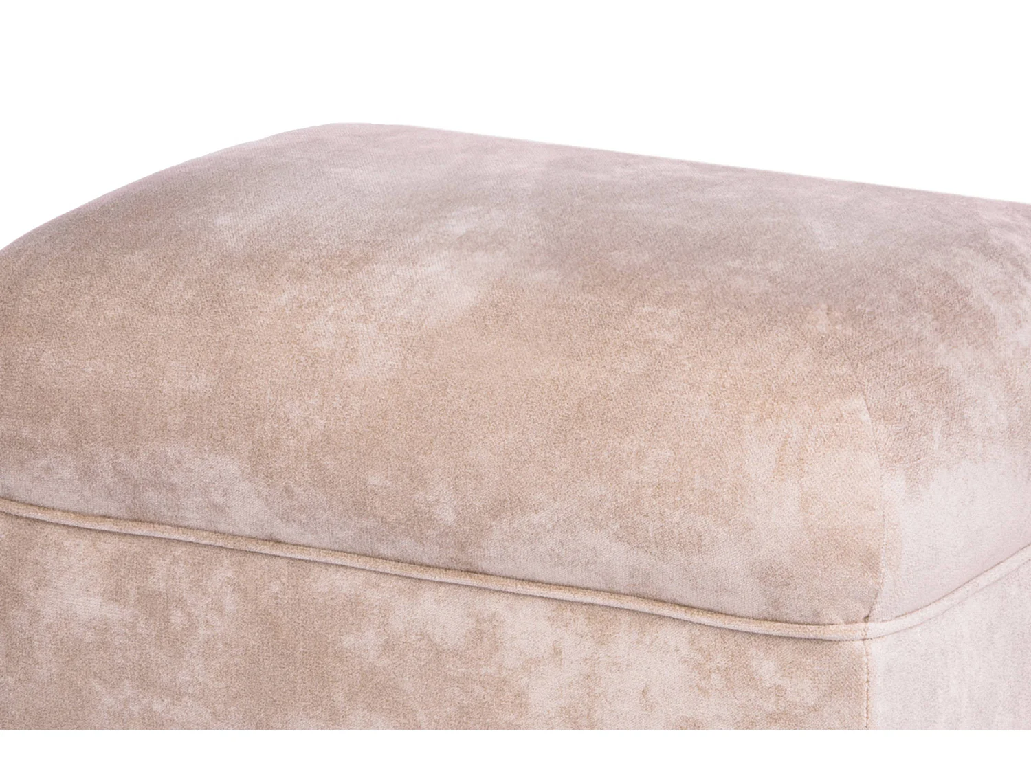 Ohrensessel Set inkl. Sitzhocker -  beige - MILES