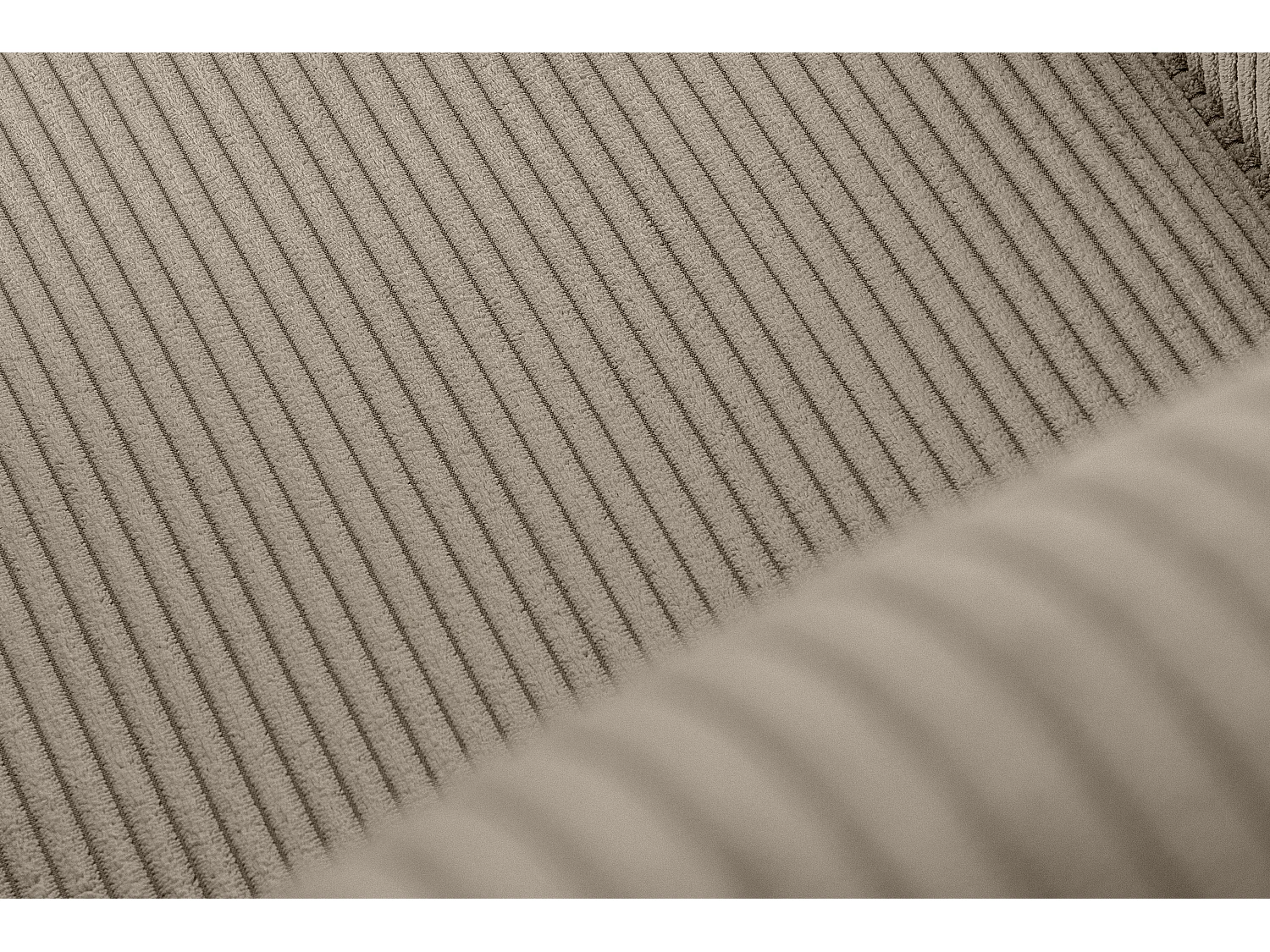 Ohrensessel Kord-Bezug Petfriendly - hellbeige - MILES