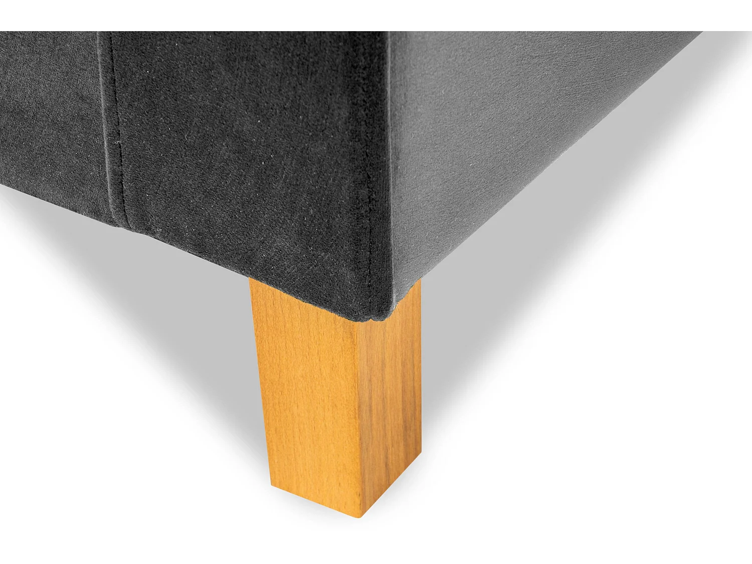 Bequemer Sessel - Echtholz Beine - Dunkelgrau - ERISO