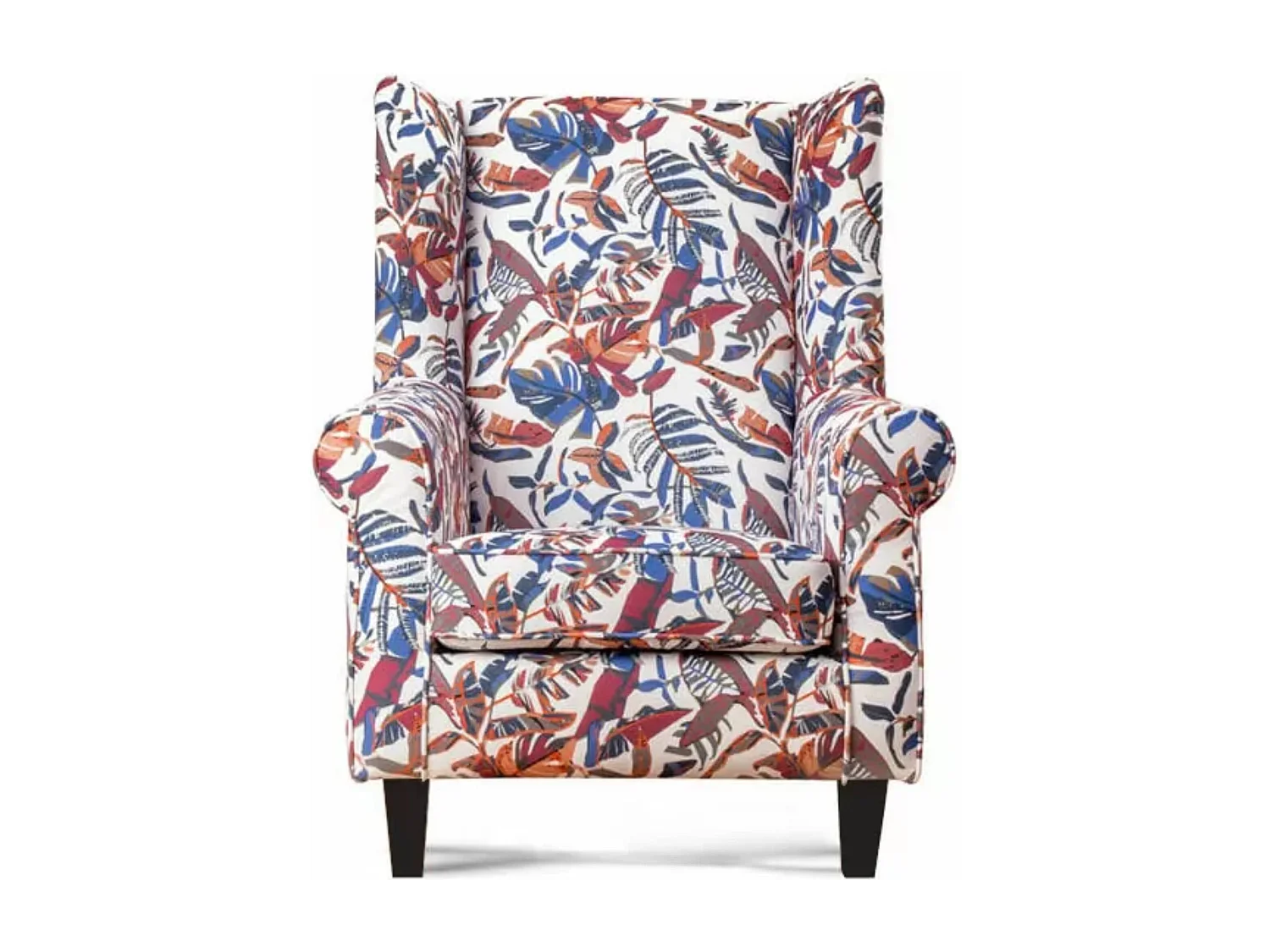 Ohrensessel Massivholzbeine - mehrfarbig - MILES