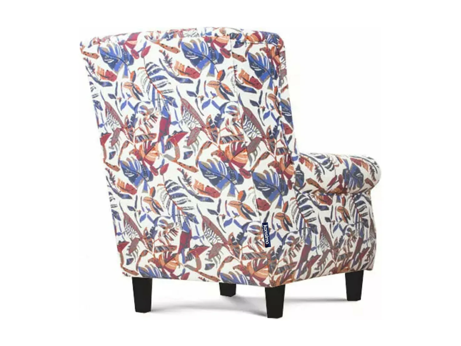 Ohrensessel Massivholzbeine - mehrfarbig - MILES