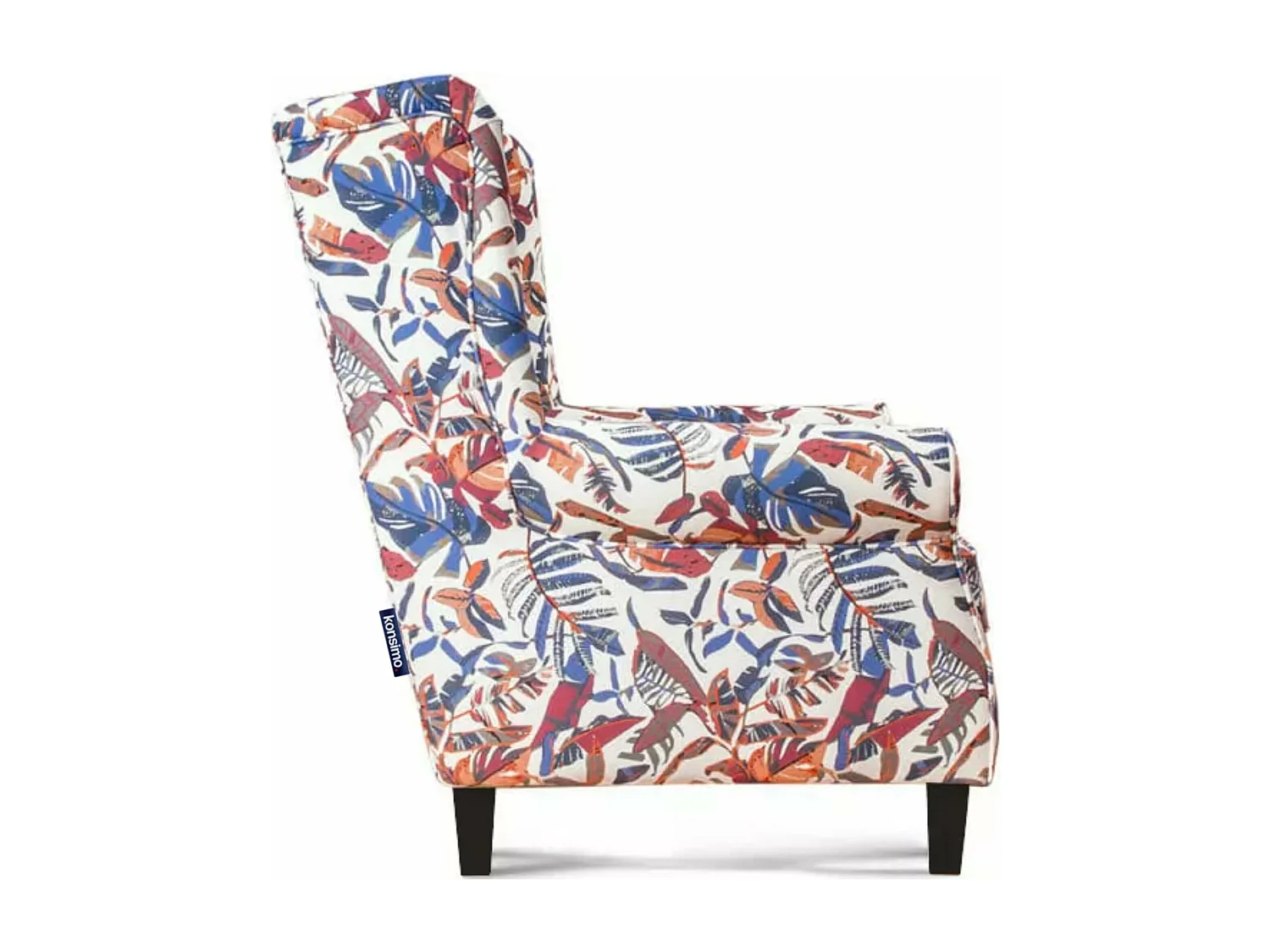 Ohrensessel Massivholzbeine - mehrfarbig - MILES