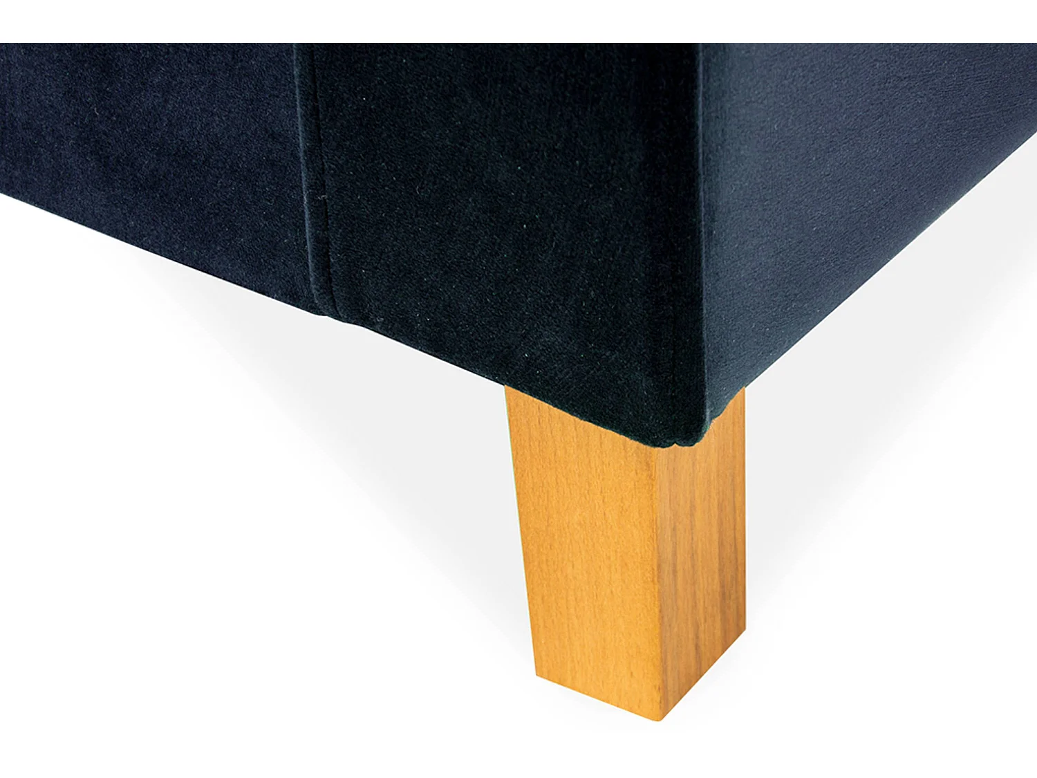 Bequemer Sessel - Echtholz Beine - Dunkelblau - ERISO