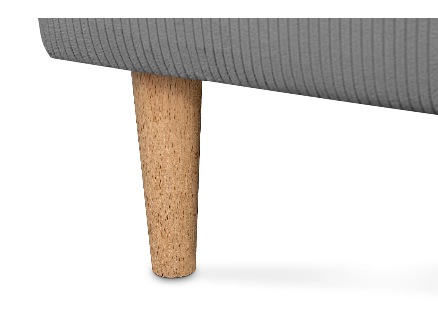 Klassischer Ohrensessel - grau - STRALIS