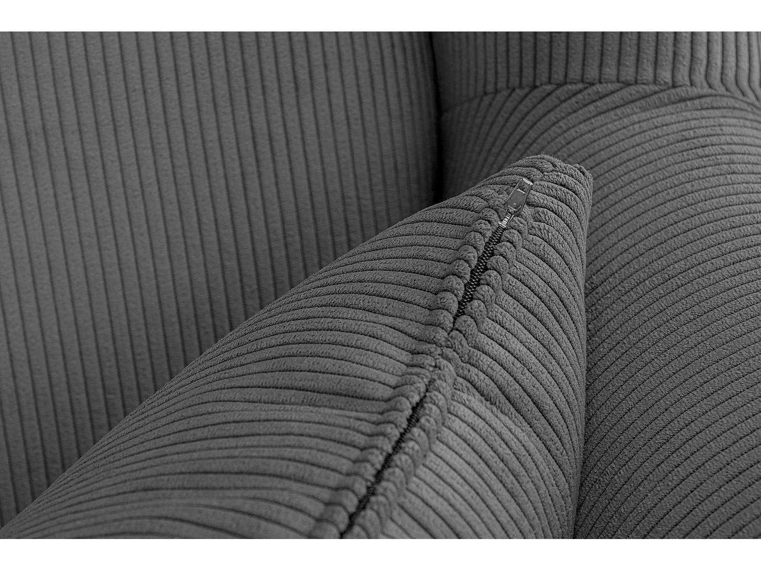 Klassischer Ohrensessel - grau - STRALIS