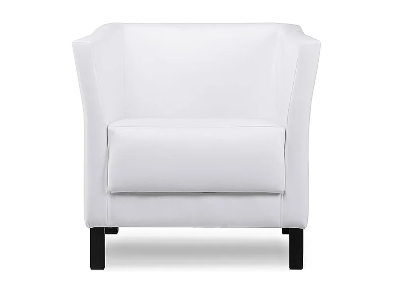 Moderner Sessel aus Kunstleder - weiß - ESPECTO