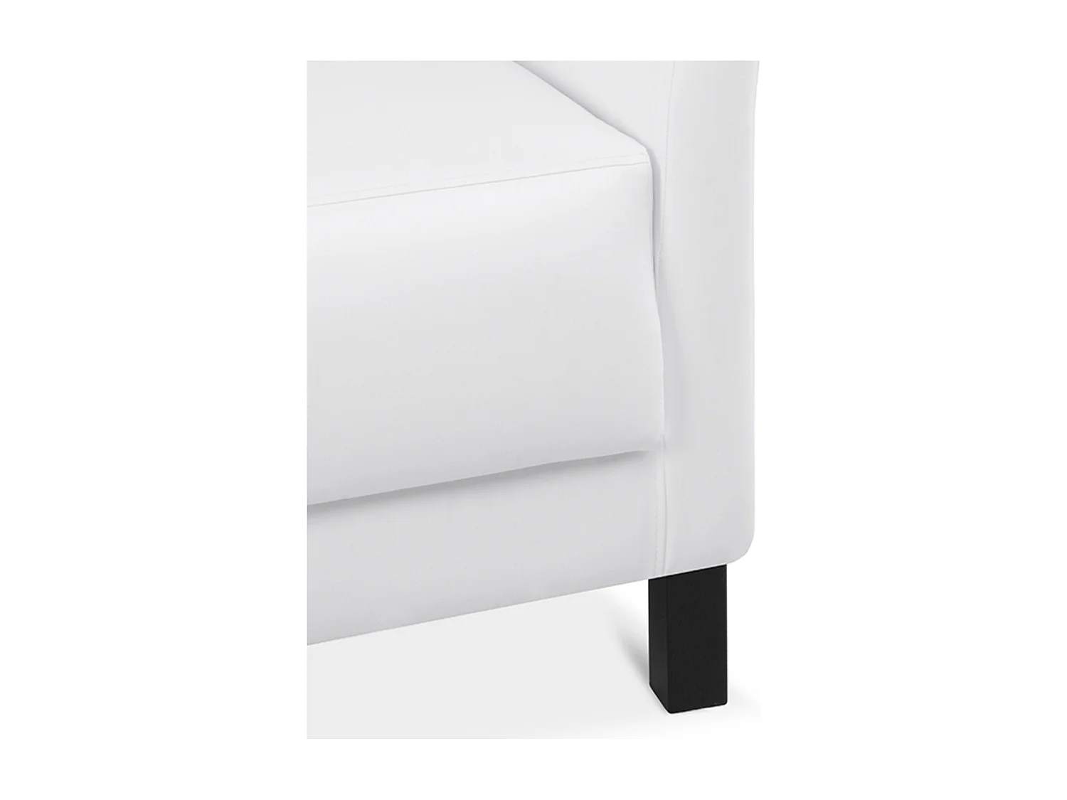 Moderner Sessel aus Kunstleder - weiß - ESPECTO