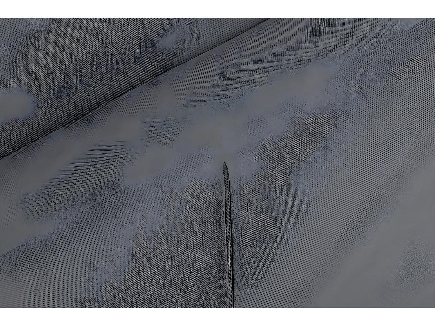 Skandinavischer Sessel - Massivholz-Beine - grau - TAGIO