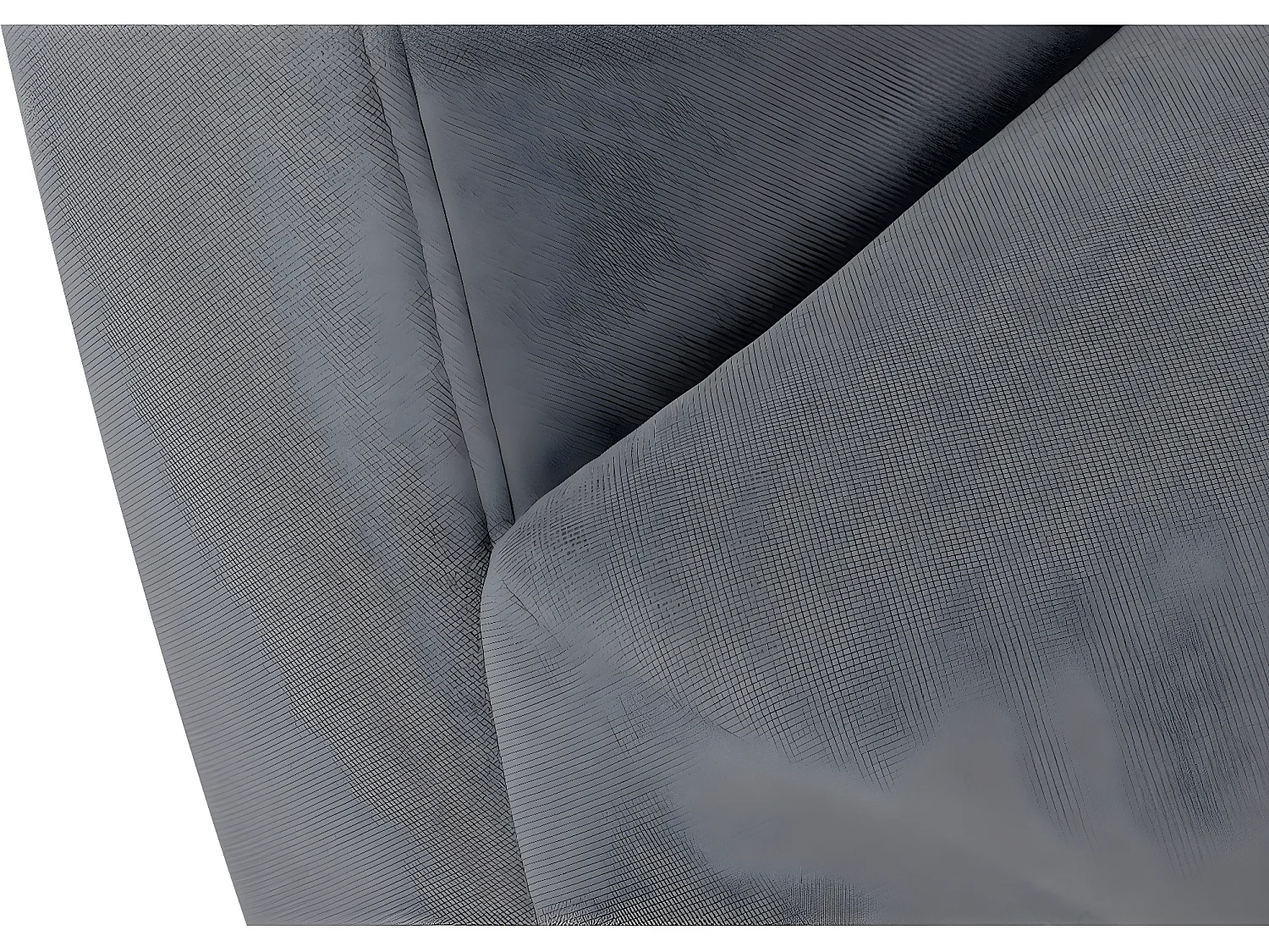 Skandinavischer Sessel - Massivholz-Beine - grau - TAGIO