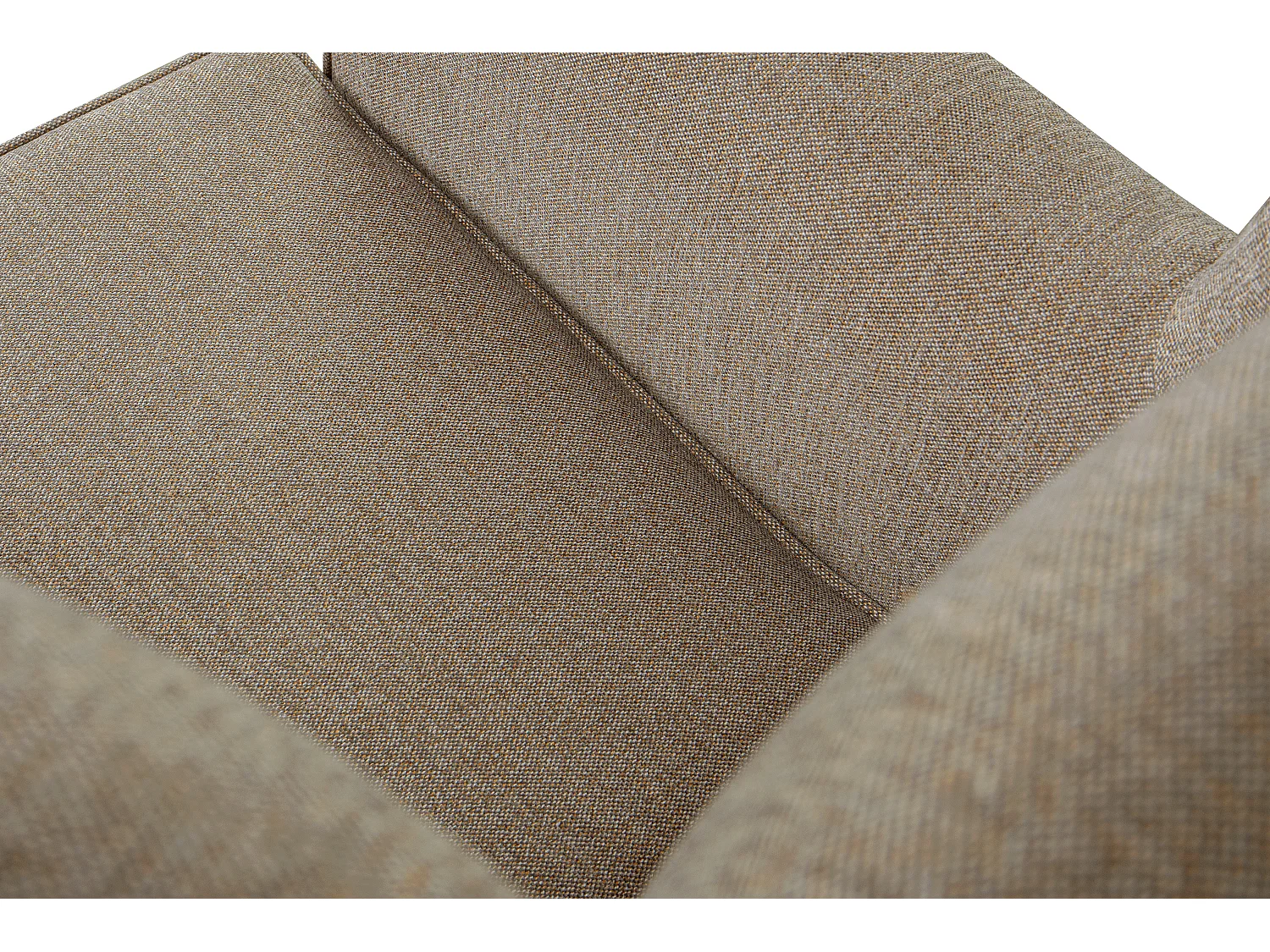 Ohrensessel Massivholzbeine schwarz -  hellbraun - MILES