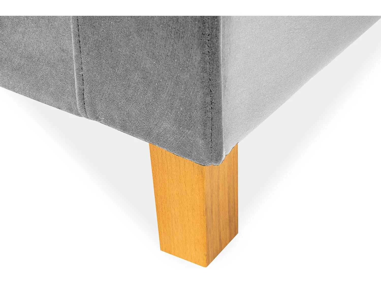 Bequemer Sessel - Echtholz Beine - Grau - ERISO