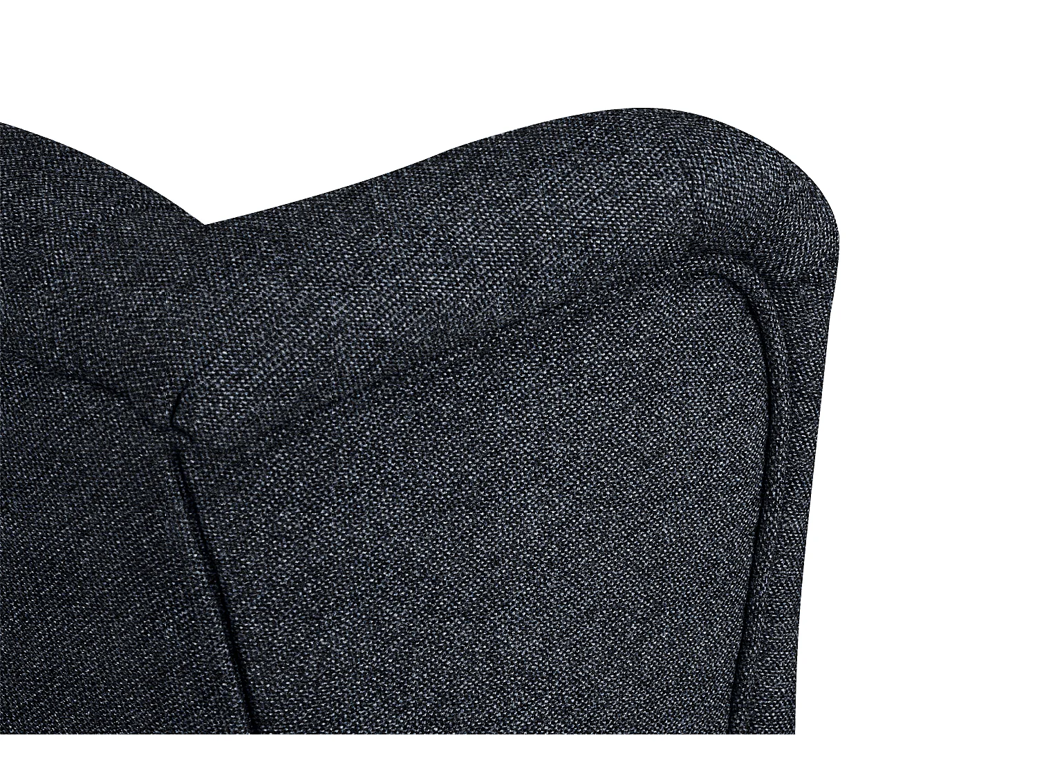 Ohrensessel Massivholzbeine buche -  dunkelblau - MILES