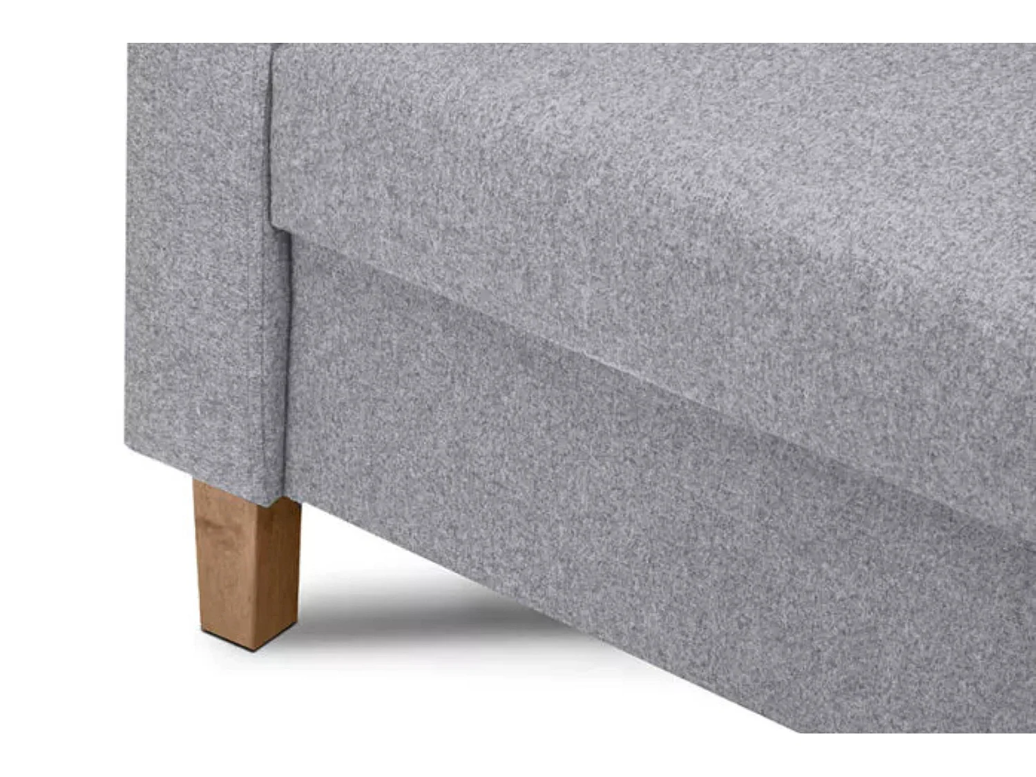 Bequemer Sessel - Echtholz Beine - Hellgrau - ERISO