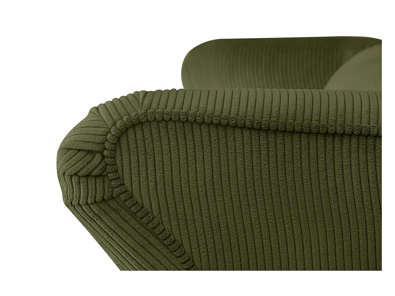 Klassischer Ohrensessel - grün - STRALIS