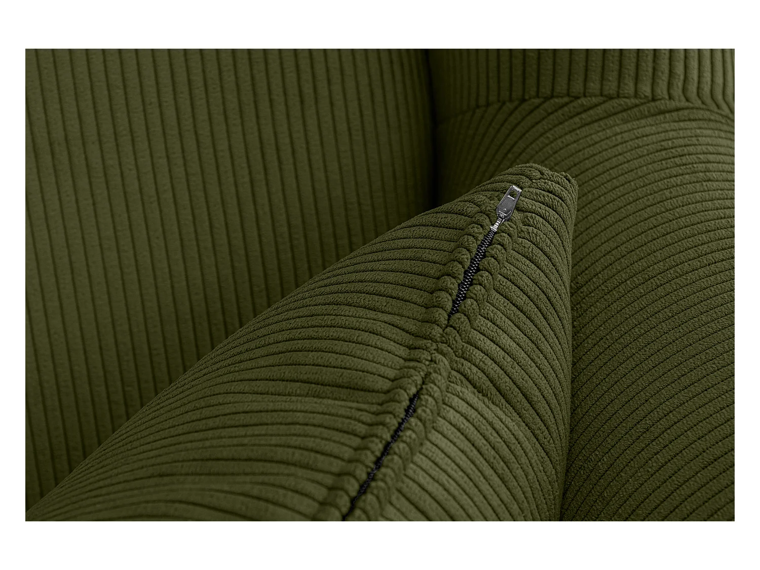 Klassischer Ohrensessel - grün - STRALIS