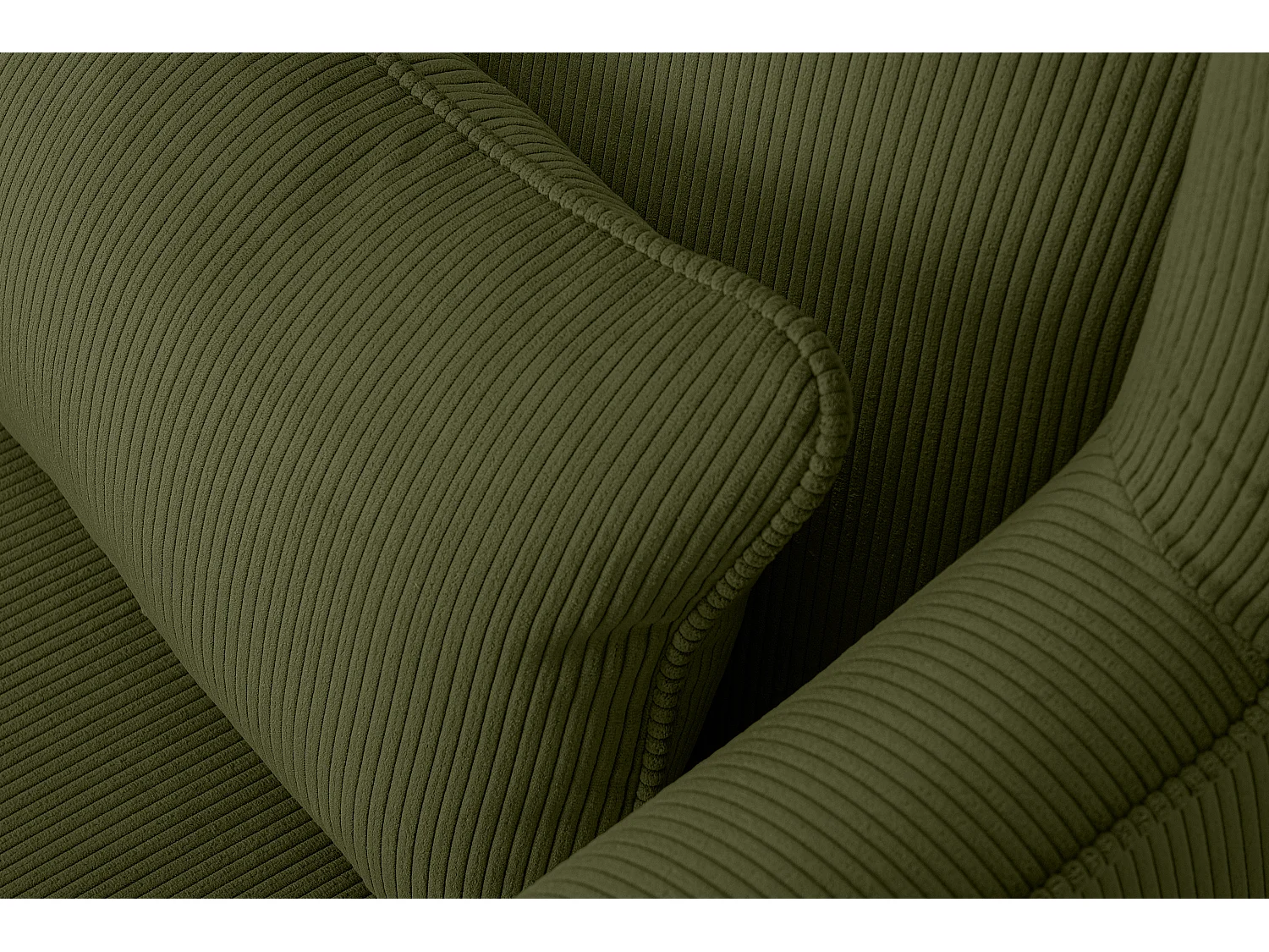 Klassischer Ohrensessel - grün - STRALIS