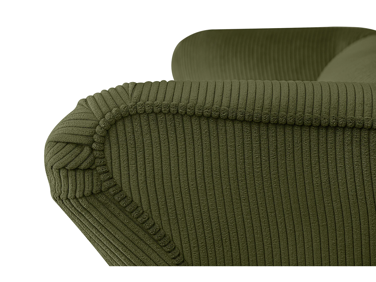 Klassischer Ohrensessel - grün - STRALIS