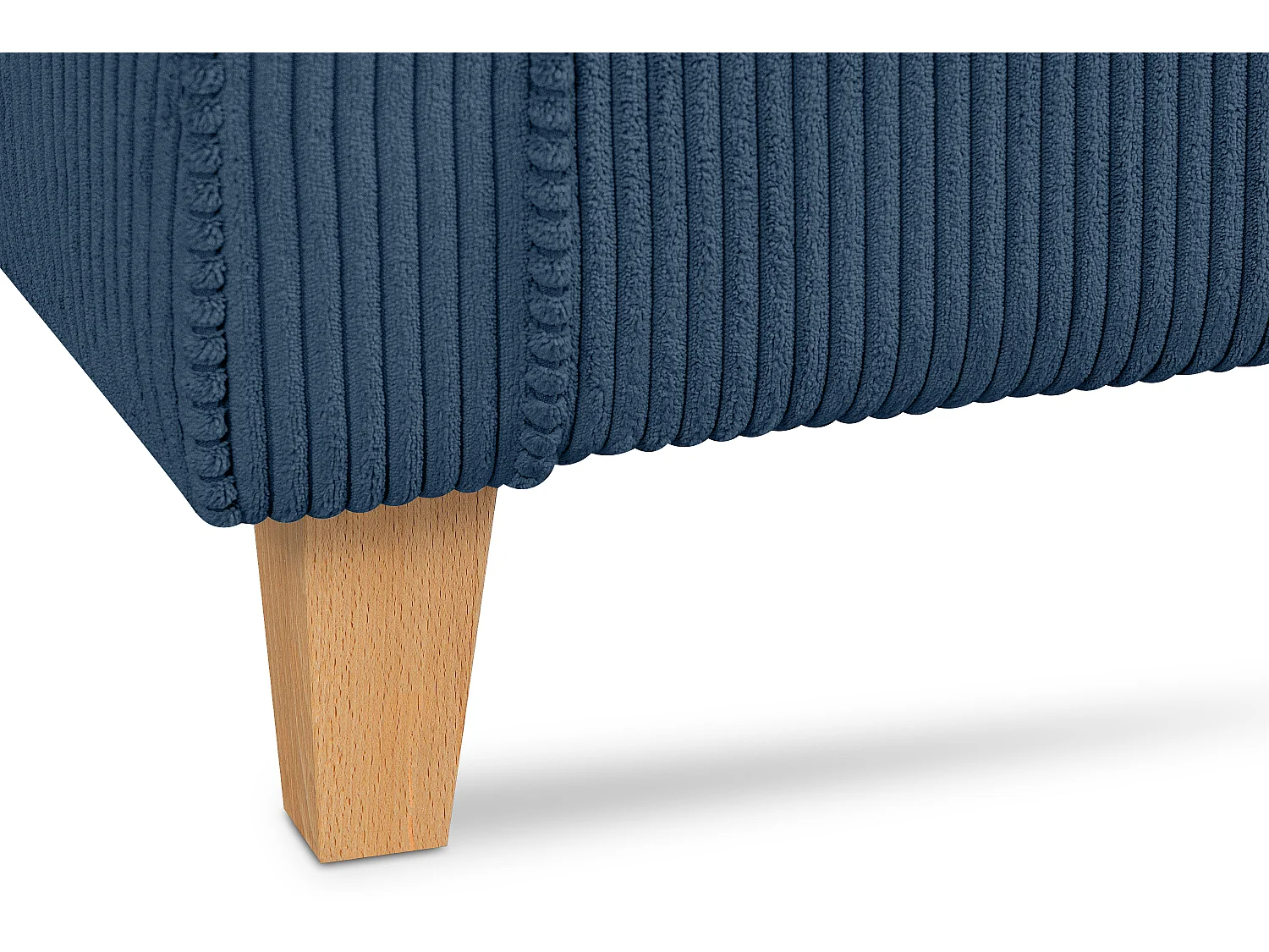 Ohrensessel Kord-Bezug Petfriendly - dunkelblau - MILES