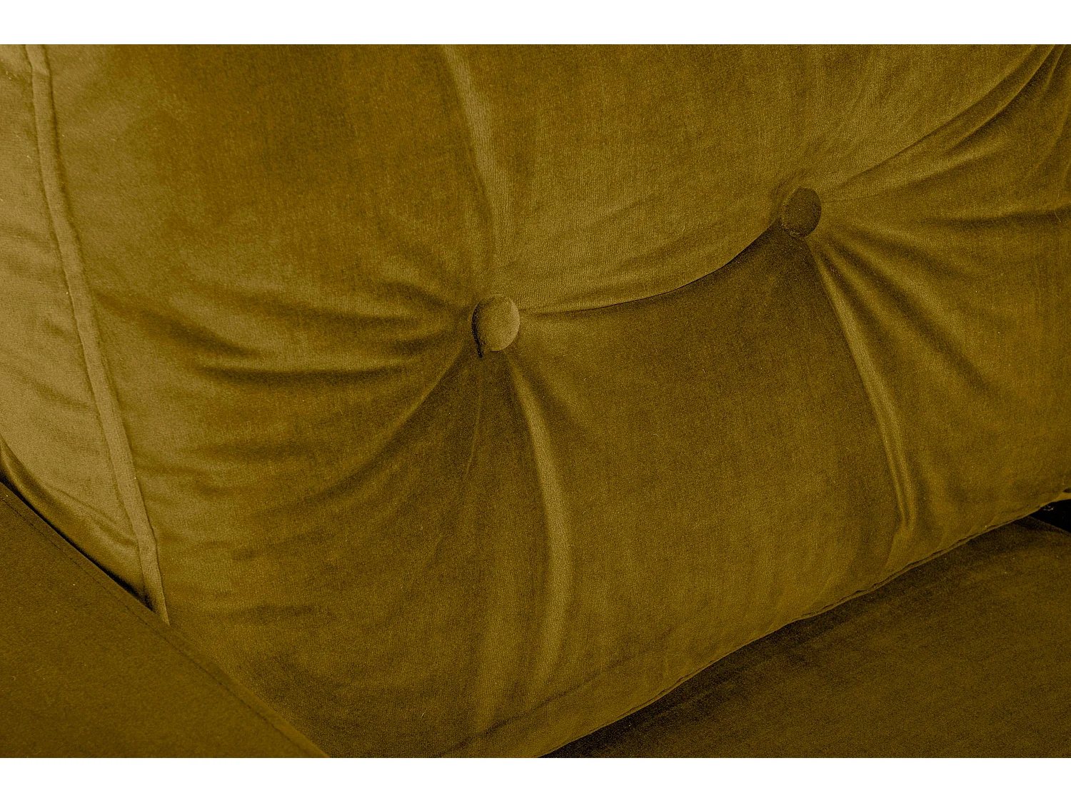 Bequemer Sessel - Echtholz Beine - Gelb - ERISO