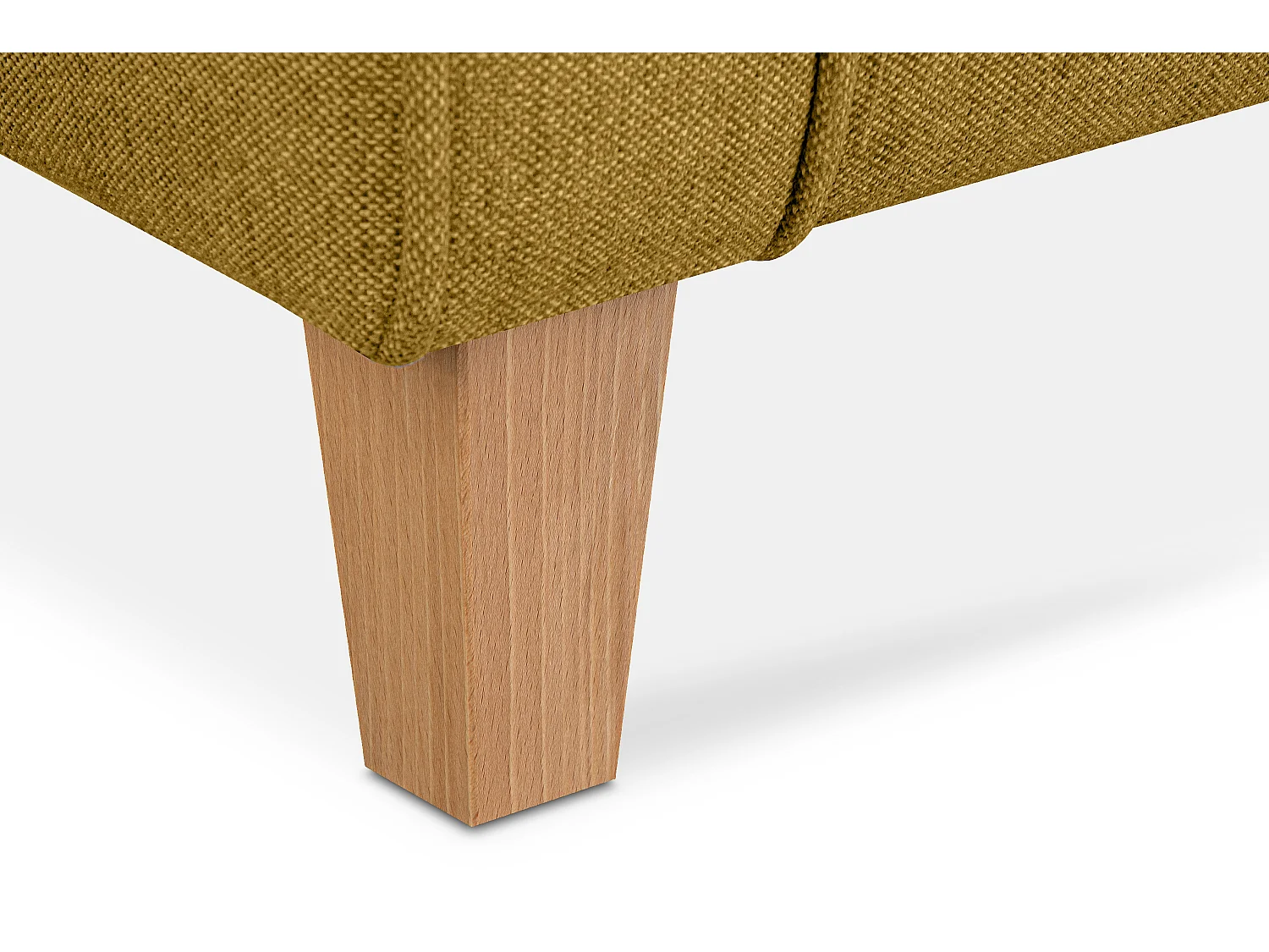 Ohrensessel honigfarben - Masivholzbeine buche - MILES