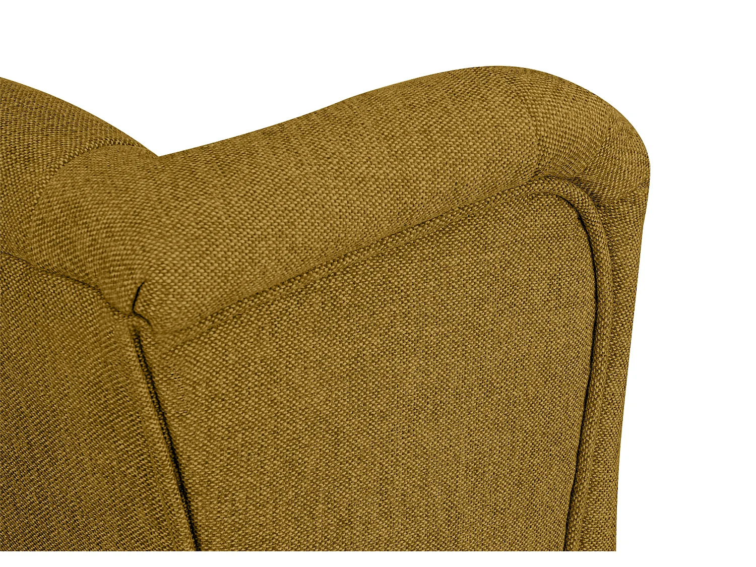 Ohrensessel honigfarben - Masivholzbeine buche - MILES