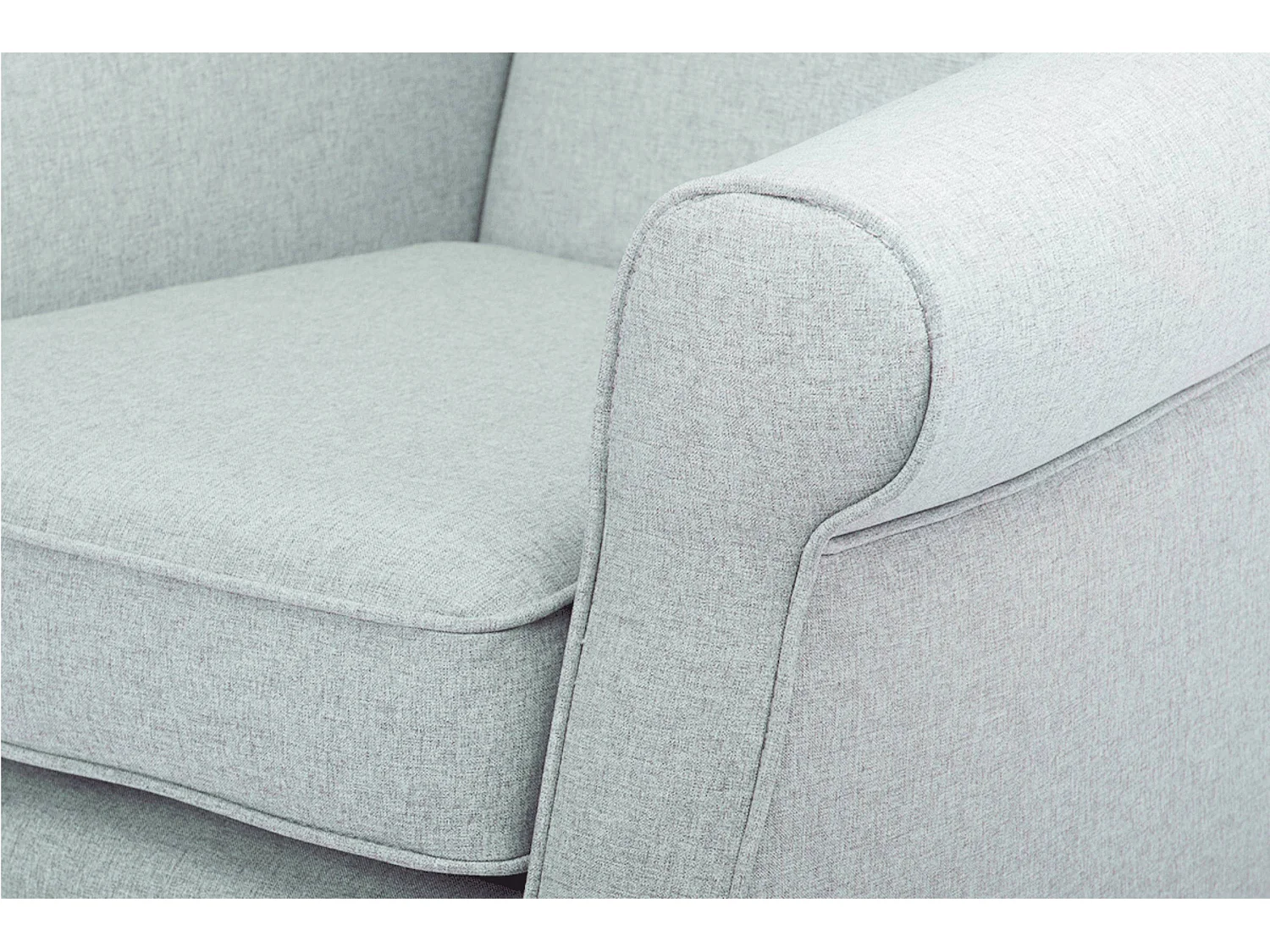 Ohrensessel Massivholzbeine - Minzefarben - MILES