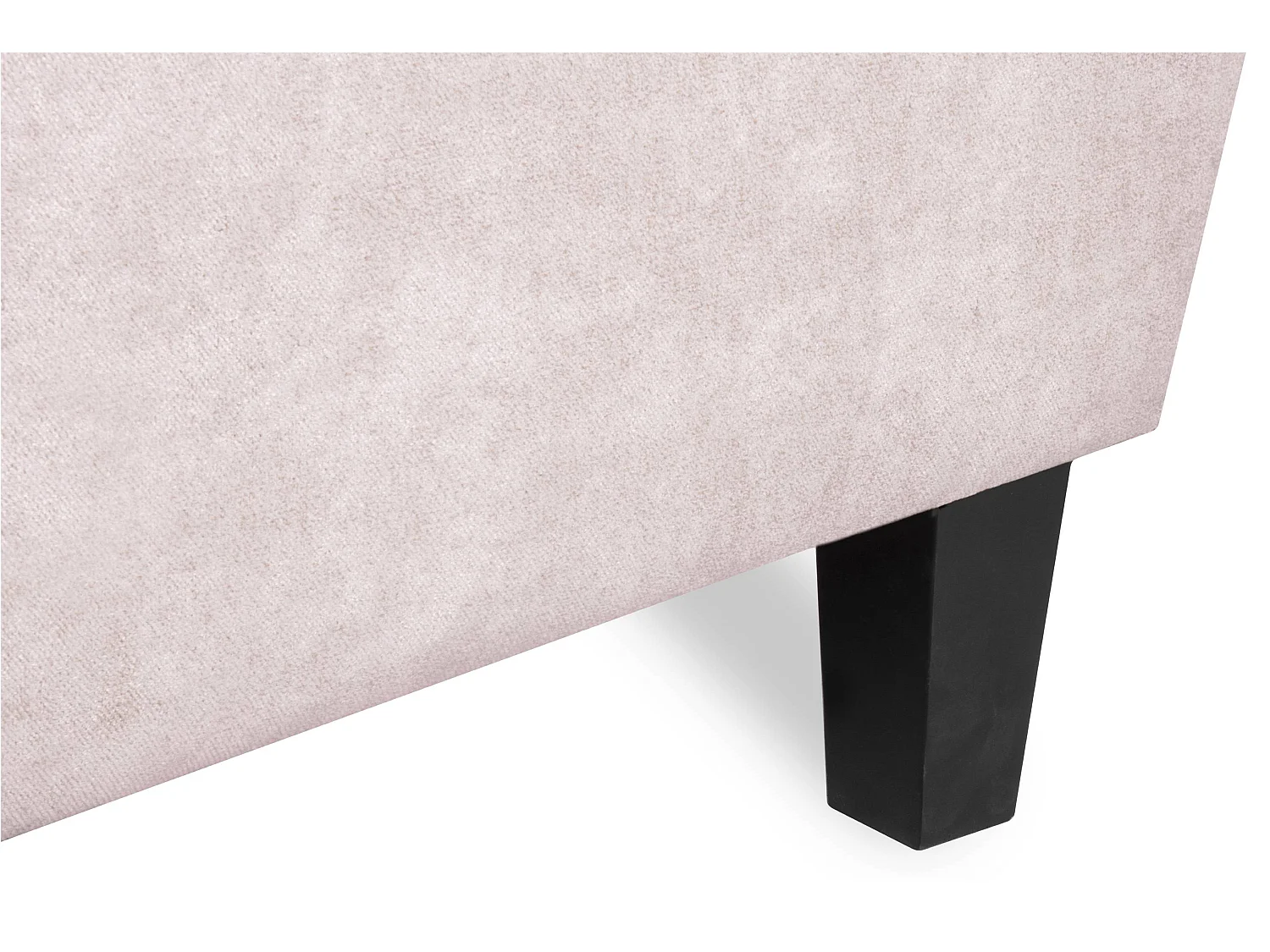 Ohrensessel Massivholzbeine - Beige - MILES