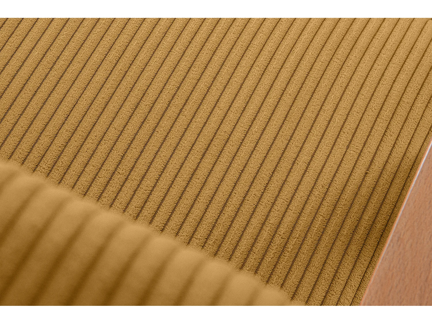 Vintage Sessel gepolstert Echt-Holz-Rahmen - dunkelblau - NASET