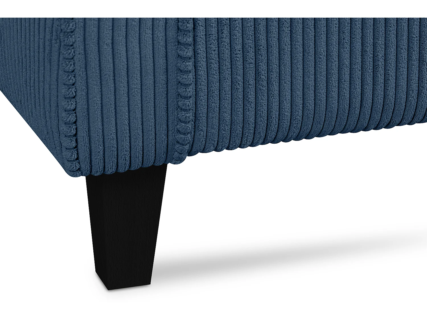 Ohrensessel Kord-Bezug Petfriendly - dunkelblau - MILES