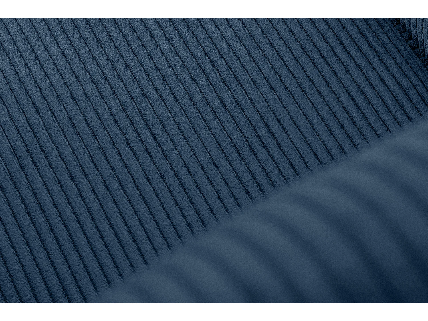 Ohrensessel Kord-Bezug Petfriendly - dunkelblau - MILES