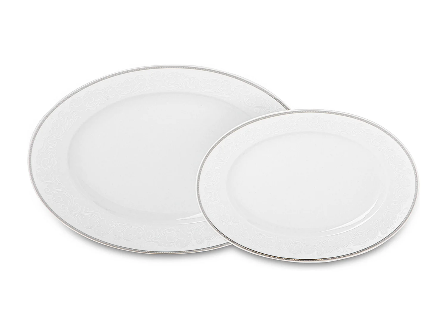 Tafelservice für 6 Personen (25-tlg.) - Porzellan - Weiß - AMELIA