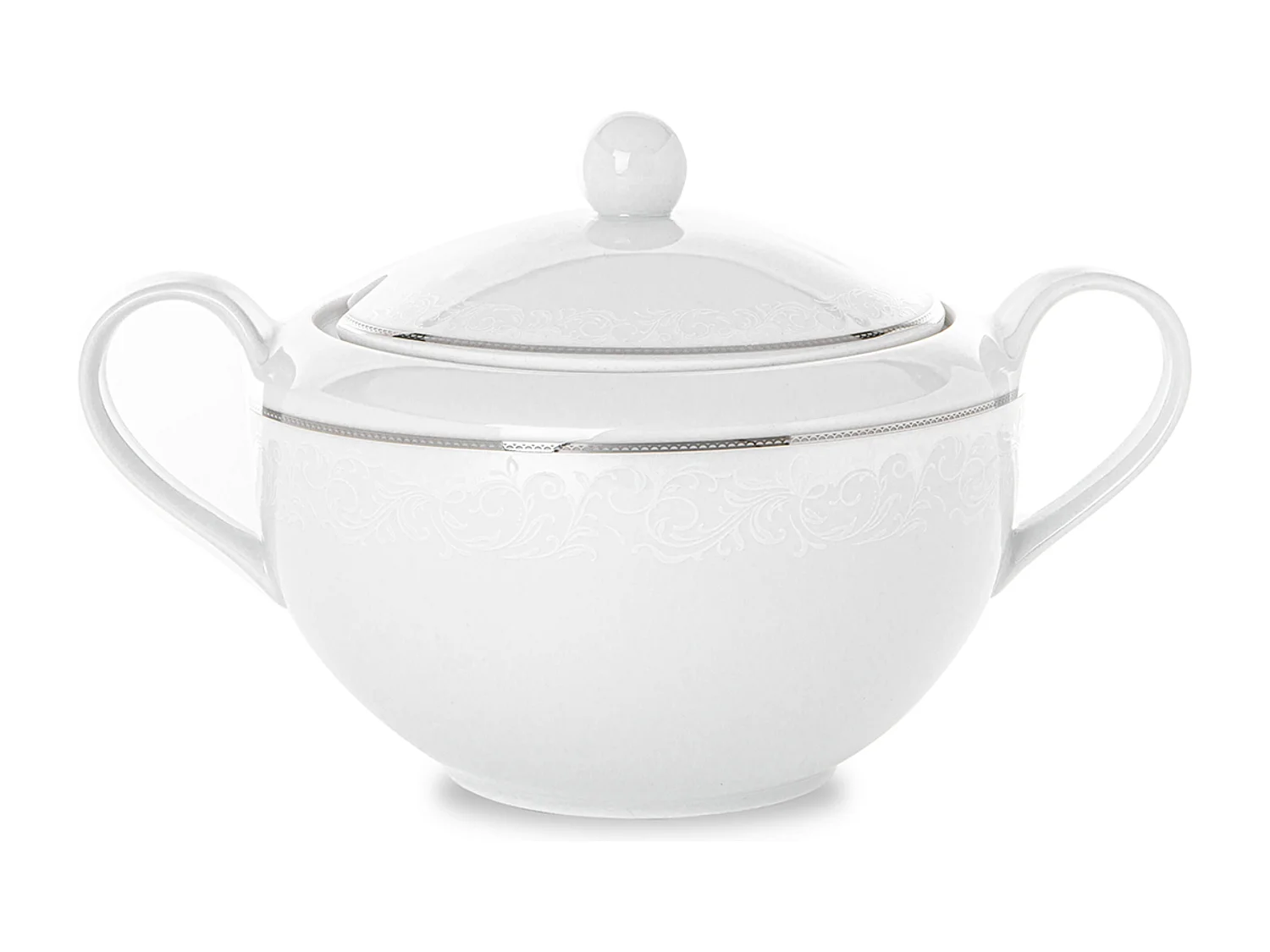 Tafelservice für 6 Personen (25-tlg.) - Porzellan - Weiß - AMELIA