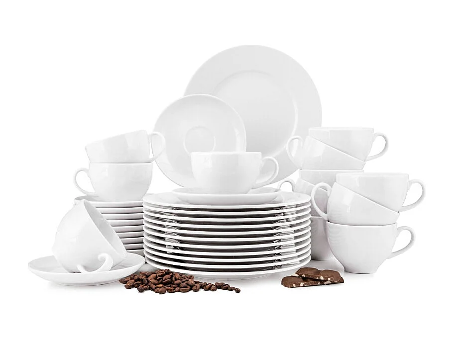 Kombiservice (36er-Set) - Porzellan - weiß - MUSCARI