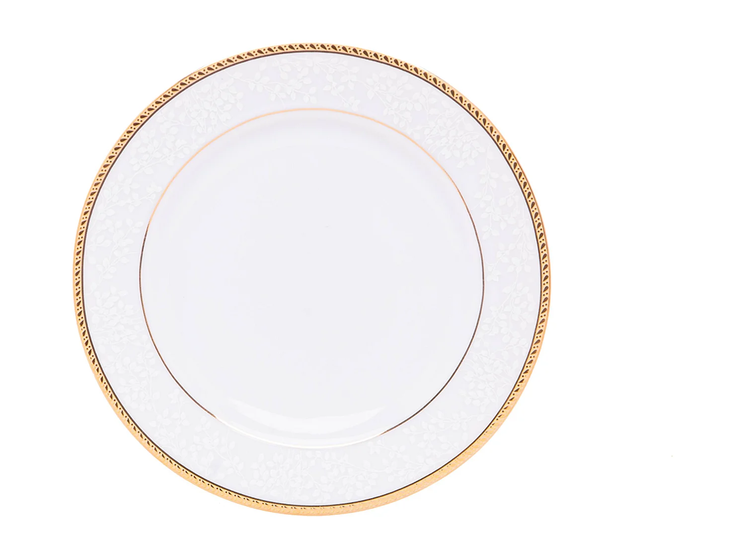 Abendessenservice für 6 Personen (24 Artikel) - Porzellan - Gold - NEW HOLLIS GOLD