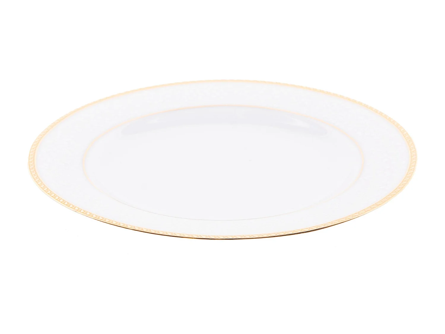 Abendessenservice für 6 Personen (24 Artikel) - Porzellan - Gold - NEW HOLLIS GOLD