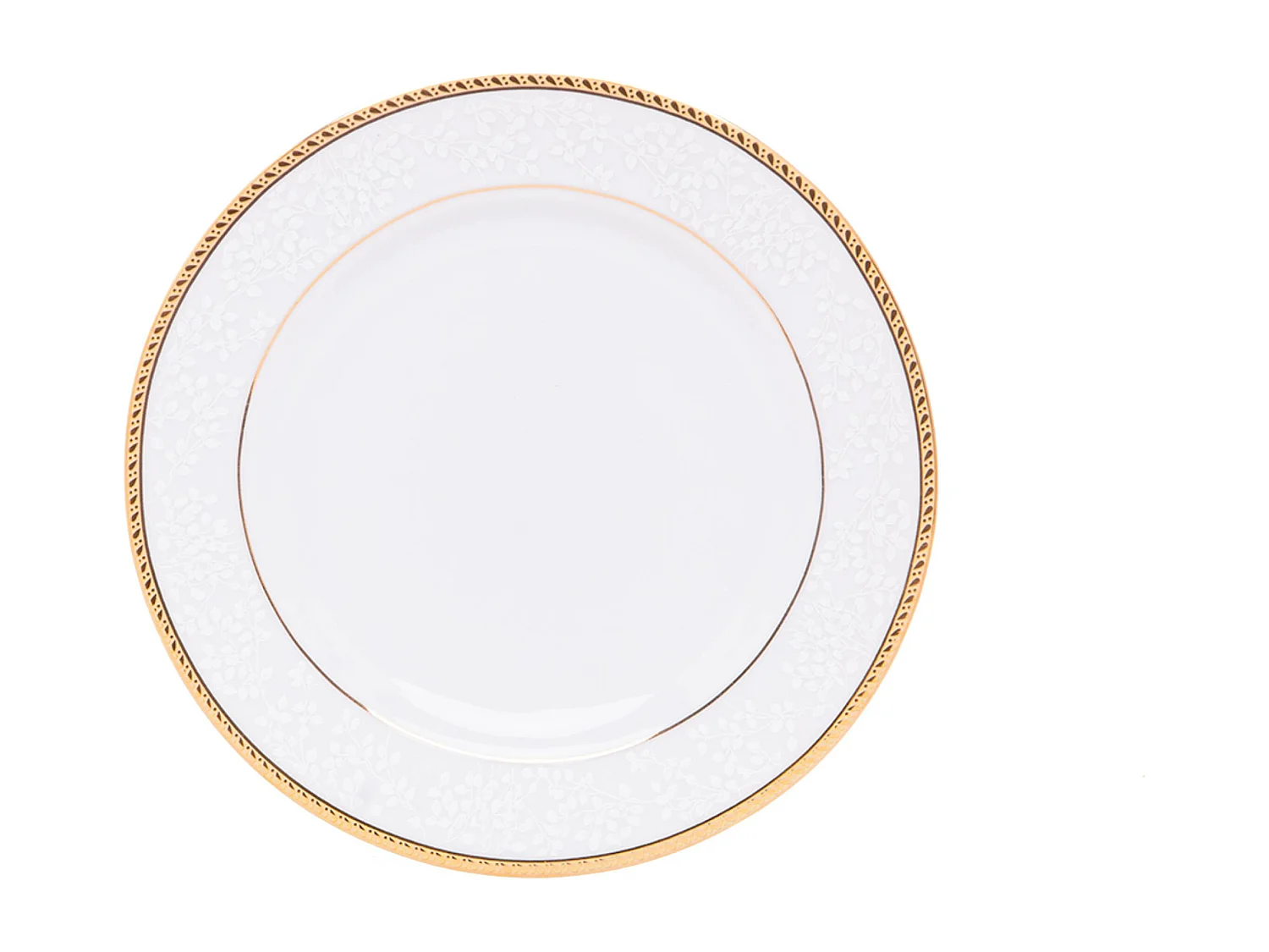 Abendessenservice für 6 Personen (24 Artikel) - Porzellan - Gold - NEW HOLLIS GOLD